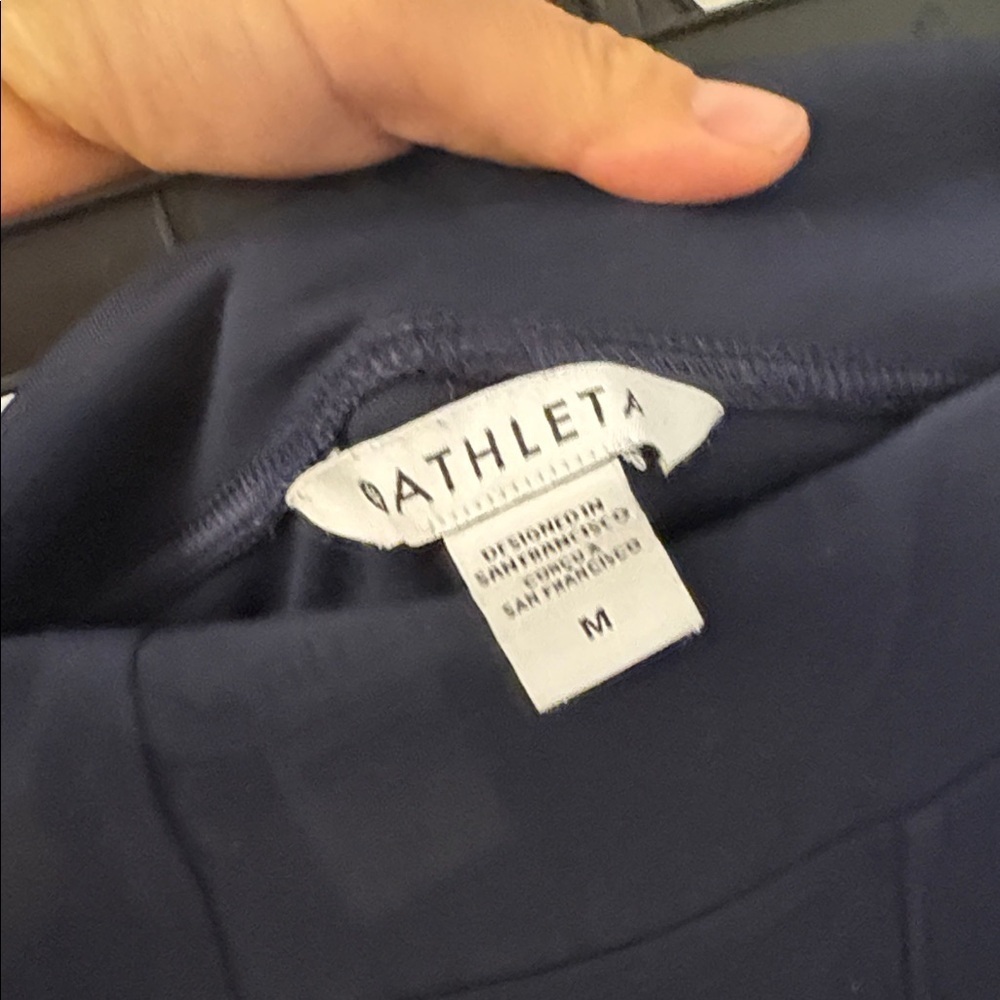 Athleta Skinny Ankle Leggings with zipper sz medium - Picture 5 of 5